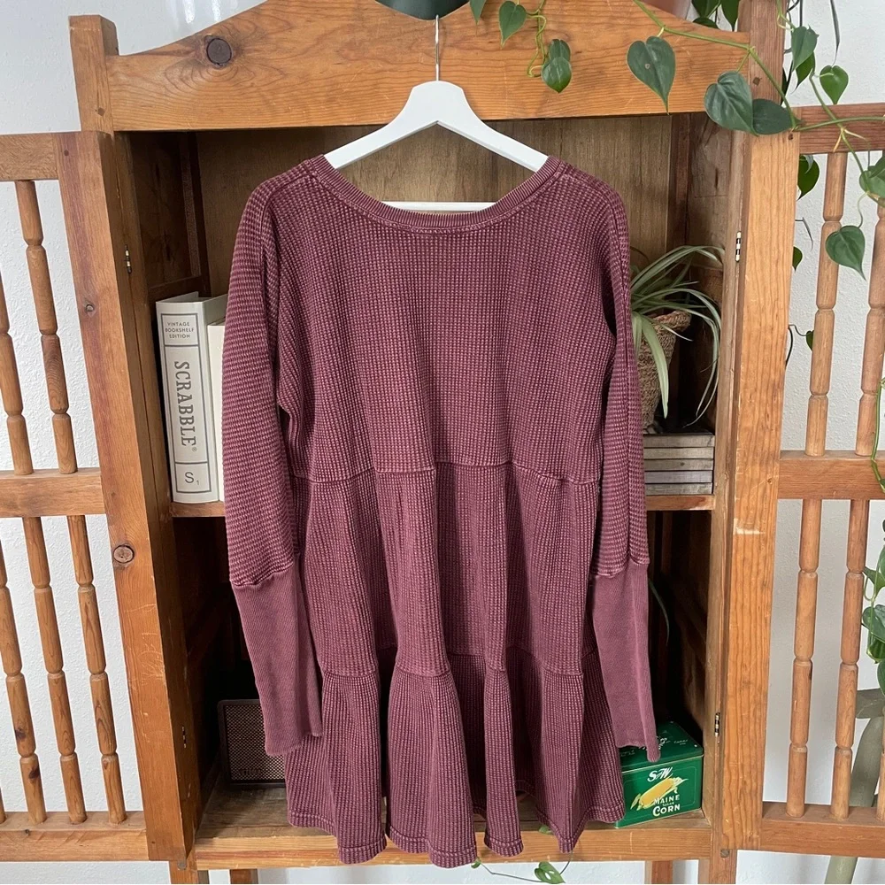 Free People Jolene Mini Dress - Wine/burgundy - Picture 4 of 6